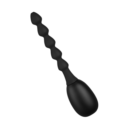 Analdusche mit sinnlichem Dildo aus Silikon, 30 cm Analdusche mit sinnlichem Dildo aus Silikon, 30 cm