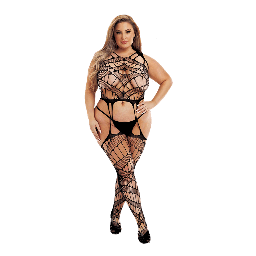 Lace Suspender Bodystocking
