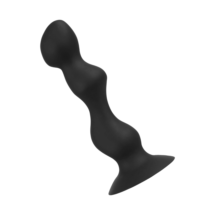 Dildo mit innenliegenden Kugeln aus Silikon, 19 cm