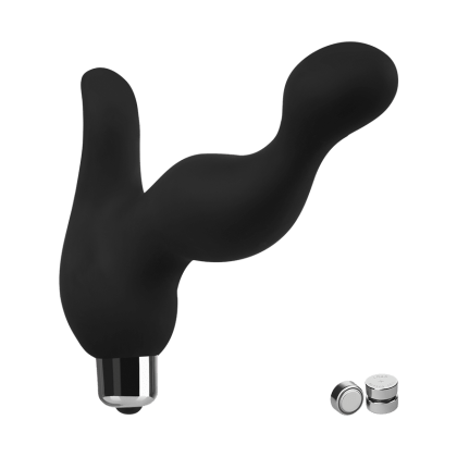 Silikon-Analvibrator mit Dammreizer, 14 cm Silikon-Analvibrator mit Dammreizer, 14 cm