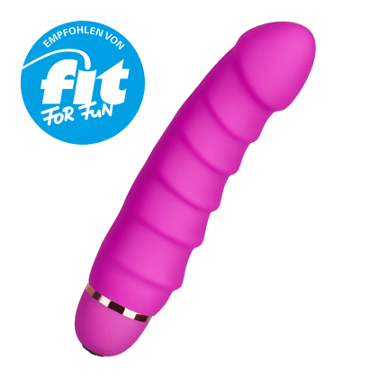 G-Punkt-Vibrator aus Silikon, 17 cm G-Punkt-Vibrator aus Silikon, 17 cm