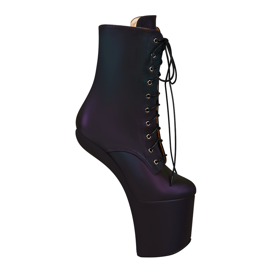 Pony High Heel Stiefelette