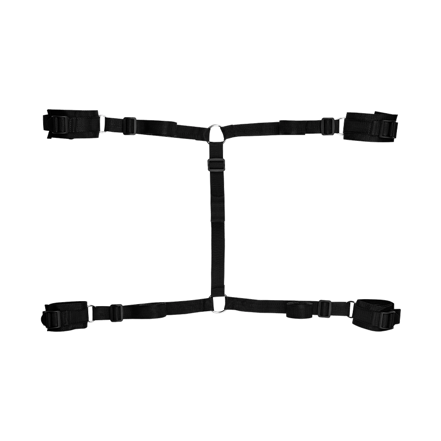 BDSM Bett-Fesselkreuz