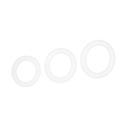 Penisringe aus Silikon, 3 Teile, 2,5 - 5 cm Penisringe aus Silikon, 3 Teile, 2,5 - 5 cm