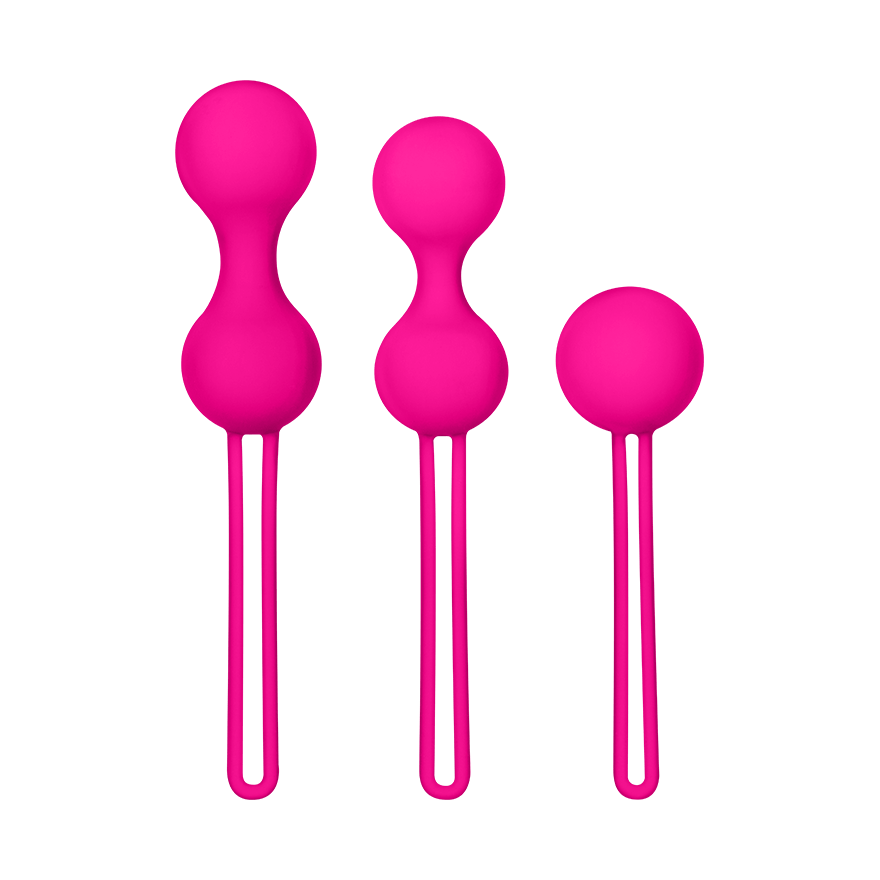 Liebeskugel-Set aus Silikon, 3 Teile, 12 - 16,5 cm