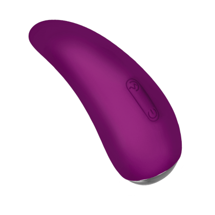 Zungenförmiger Auflegevibrator aus Silikon, 9 cm Zungenförmiger Auflegevibrator aus Silikon, 9 cm