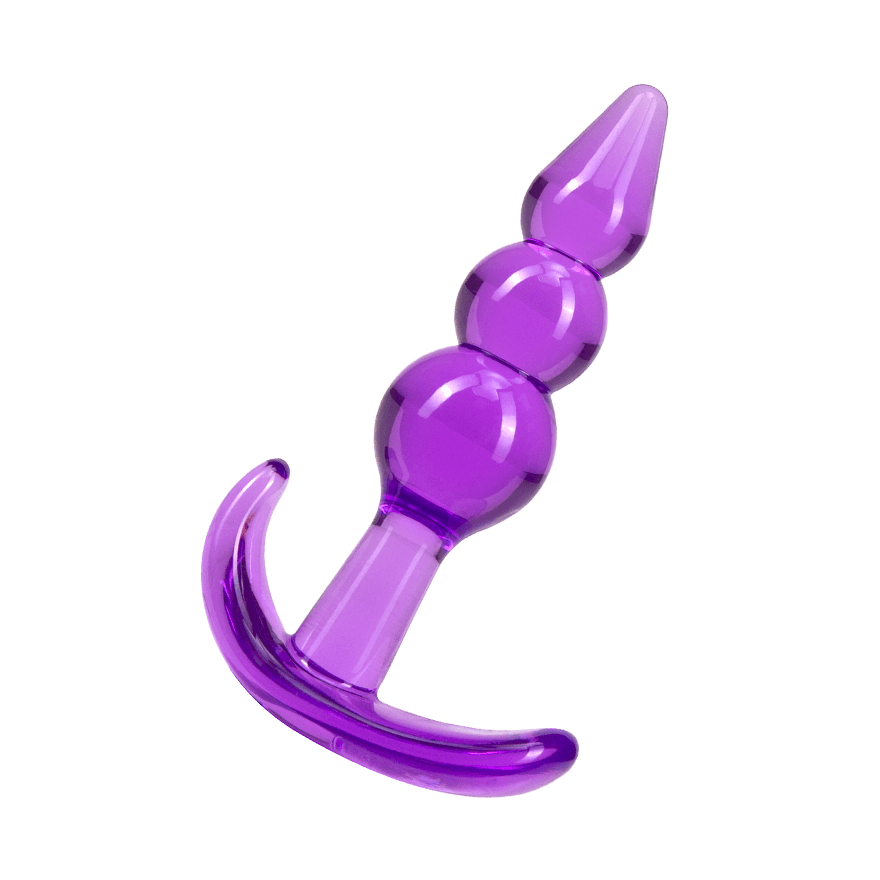 Triple Bead Anal Plug, 9,5 cm