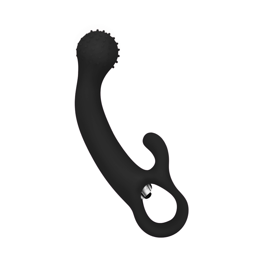 G-Spot Silikonvibrator mit Noppen, 18 cm