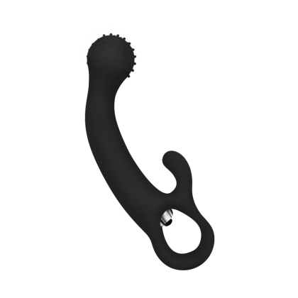 G-Spot Silikonvibrator mit Noppen, 18 cm G-Spot Silikonvibrator mit Noppen, 18 cm