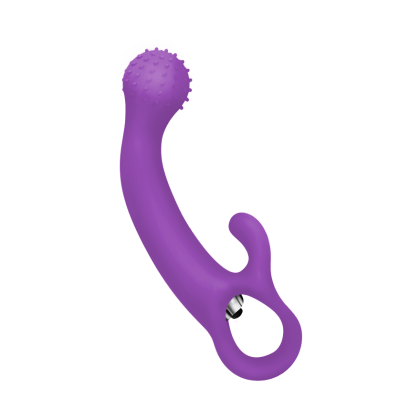G-Spot Silikonvibrator mit Noppen, 18 cm G-Spot Silikonvibrator mit Noppen, 18 cm