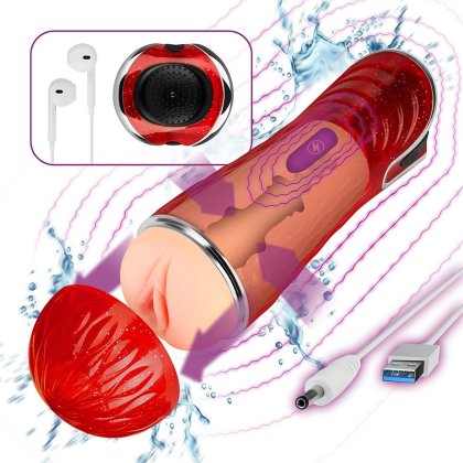 Elektrischer Masturbator mit Audiofunktion, 22,5 cm Elektrischer Masturbator mit Audiofunktion, 22,5 cm