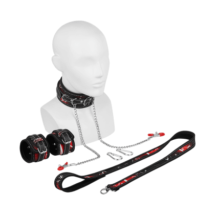 Sündiges Fessel-Set, 4 Teile Sündiges Fessel-Set, 4 Teile