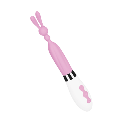 Hasenförmiger Silikonvibrator, 22,6 cm Hasenförmiger Silikonvibrator, 22,6 cm