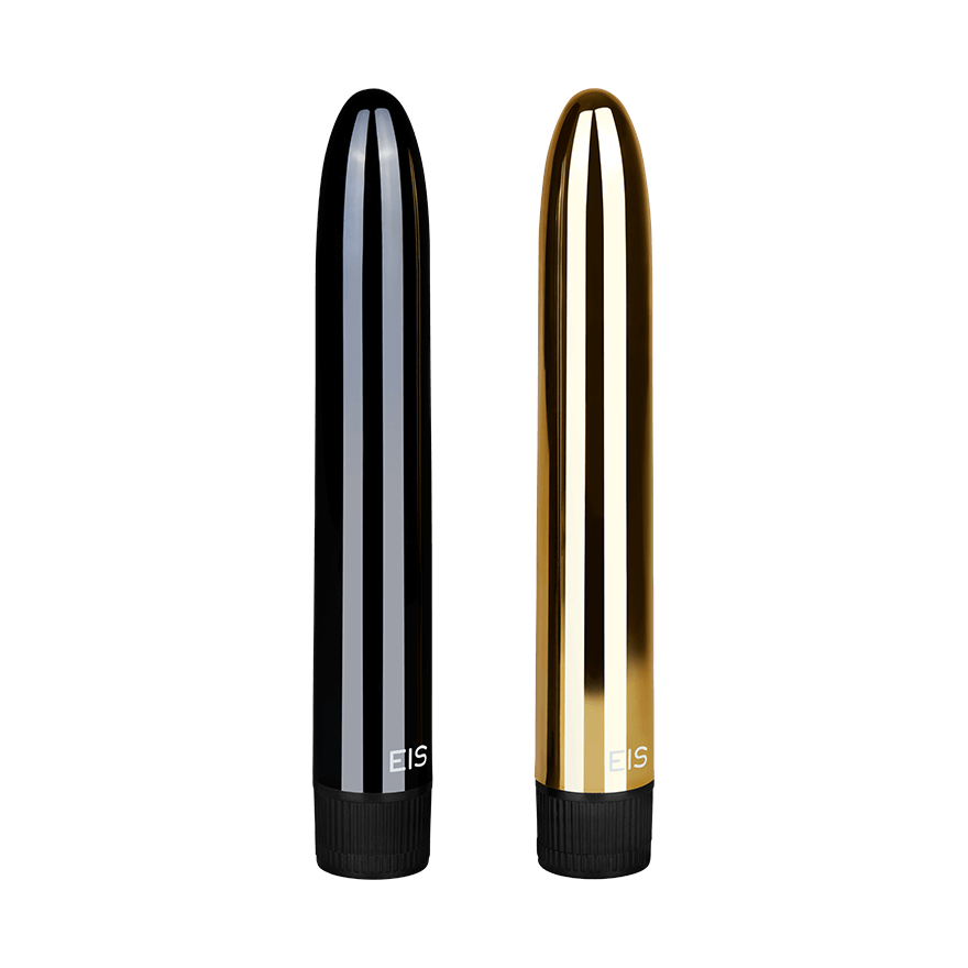 Vibratoren-Set im Metallic-Design, 2 Teile, 17,5 cm