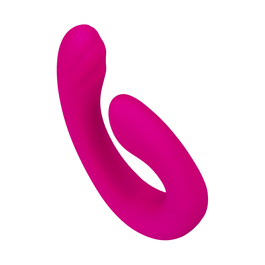 Wiederaufladbarer Silikon-Rabbit, 14 cm