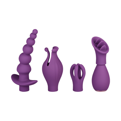 Vibrator-Set mit 4 Aufsätzen, 20 cm Vibrator-Set mit 4 Aufsätzen, 20 cm