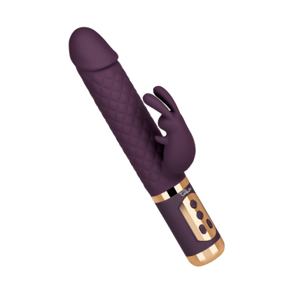 Luxuriöser Perlenvibrator mit Rautenmuster, 23,5 cm Luxuriöser Perlenvibrator mit Rautenmuster, 23,5 cm