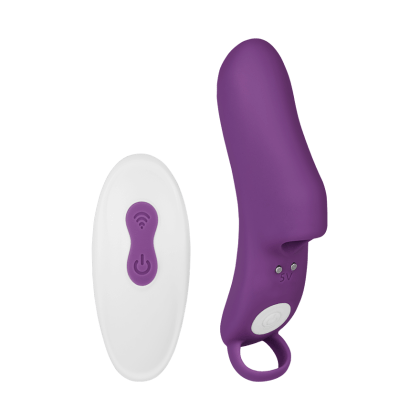 Süßer Fingervibrator mit Fernbedienung, 12 cm Süßer Fingervibrator mit Fernbedienung, 12 cm