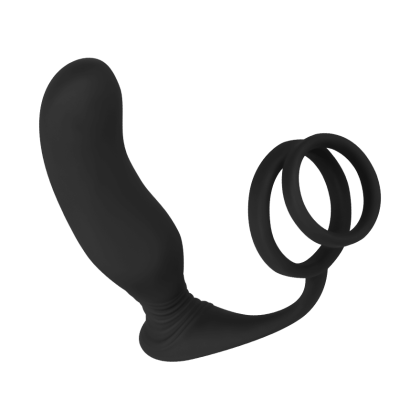 Analvibrator mit Penisring, 12,2 cm Analvibrator mit Penisring, 12,2 cm