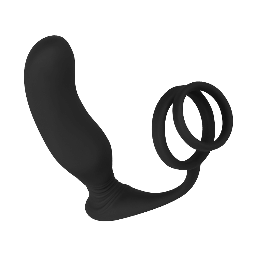 Analvibrator mit Penisring, 12,2 cm