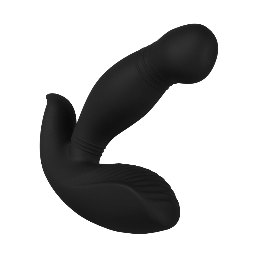Prostata-Vibrator aus Silikon, 12 cm