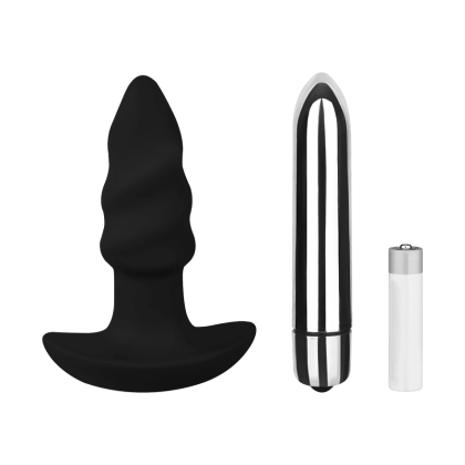 Gewellter Analvibrator, 9,8 cm Gewellter Analvibrator, 9,8 cm