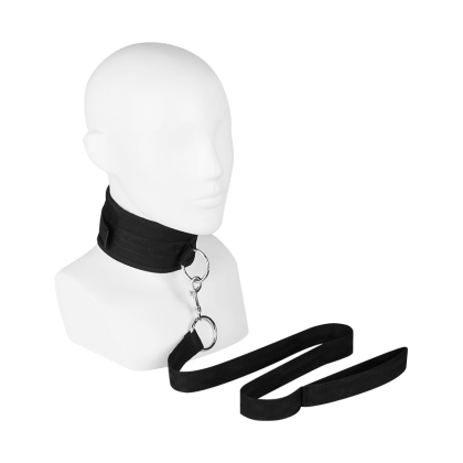 Breites Halsband mit Leine Breites Halsband mit Leine