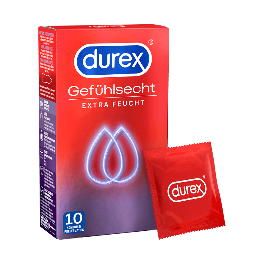 Gefühlsecht - Extra Feucht, 56 mm, 10 Stück