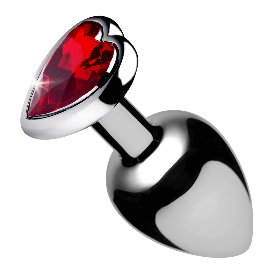 Booty Sparks - Red Heart Gem Medium, 8,4 cm