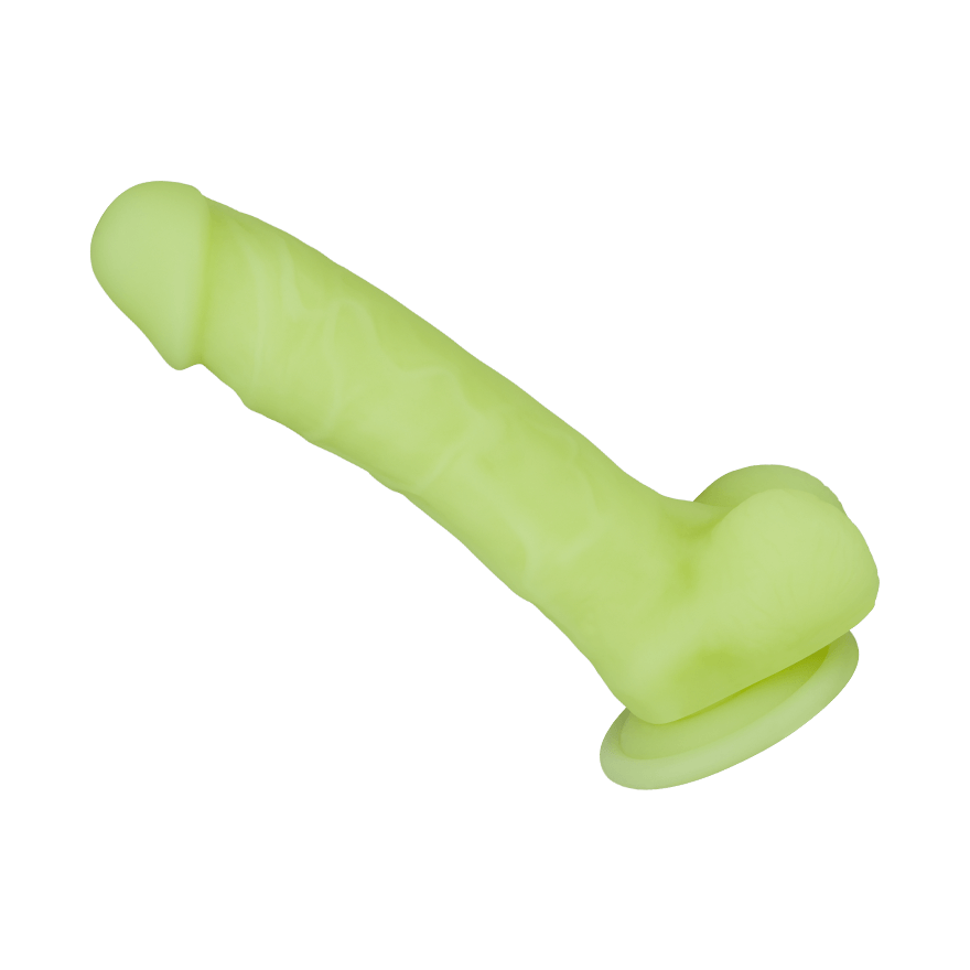 Fluoreszierender Naturdildo, 19,5 cm