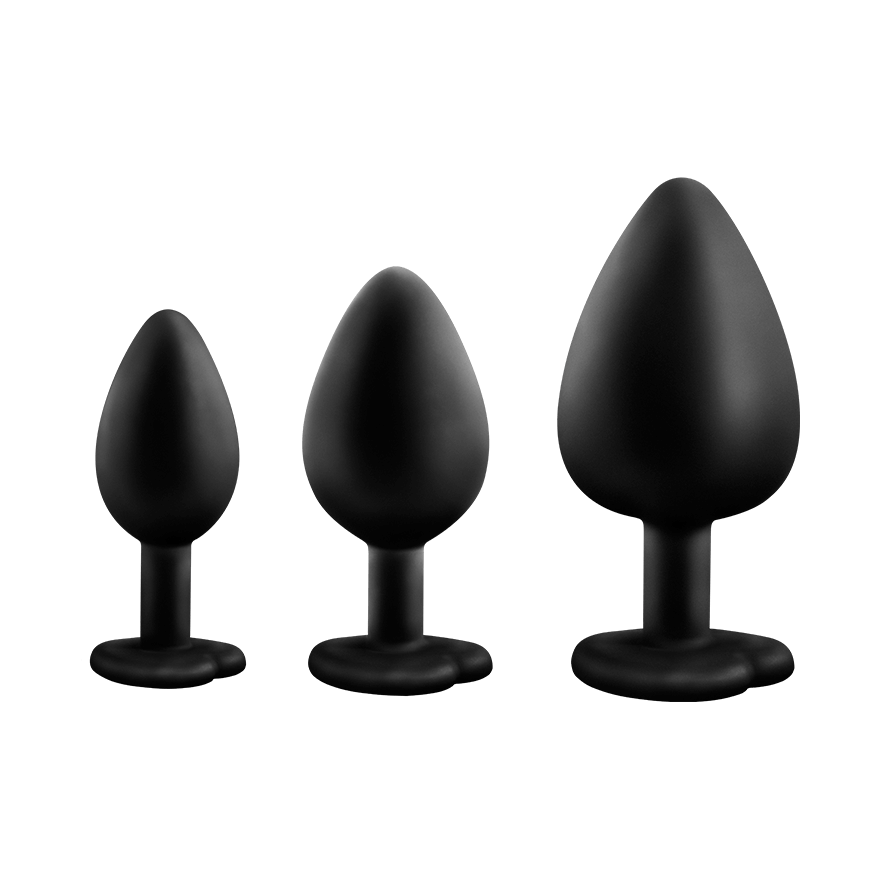 Bling Plugs, 7,5 - 9,5 cm, 3 Teile