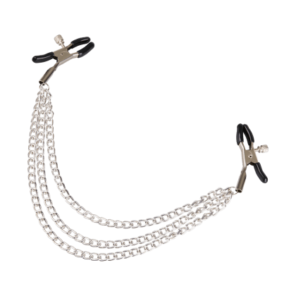 Nippelklemmen mit Triple-Kette Nippelklemmen mit Triple-Kette