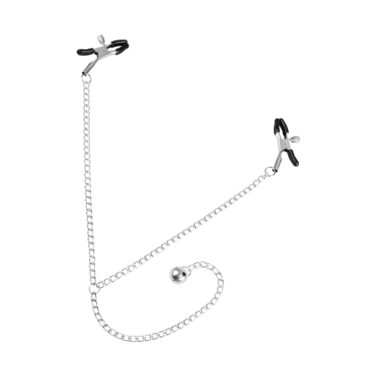 Nippelklemmen mit Glöckchenkette Nippelklemmen mit Glöckchenkette