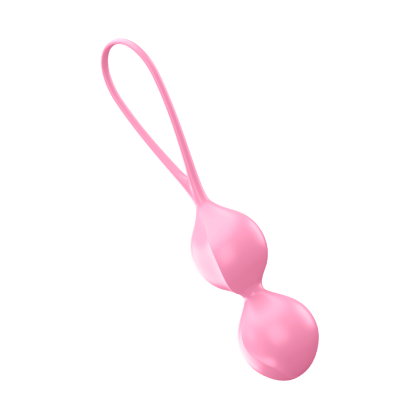 Doppel-Liebeskugel aus Silikon, 3,4 cm Doppel-Liebeskugel aus Silikon, 3,4 cm