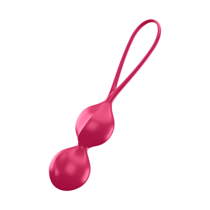 Doppel-Liebeskugel aus Silikon, 3,4 cm Doppel-Liebeskugel aus Silikon, 3,4 cm