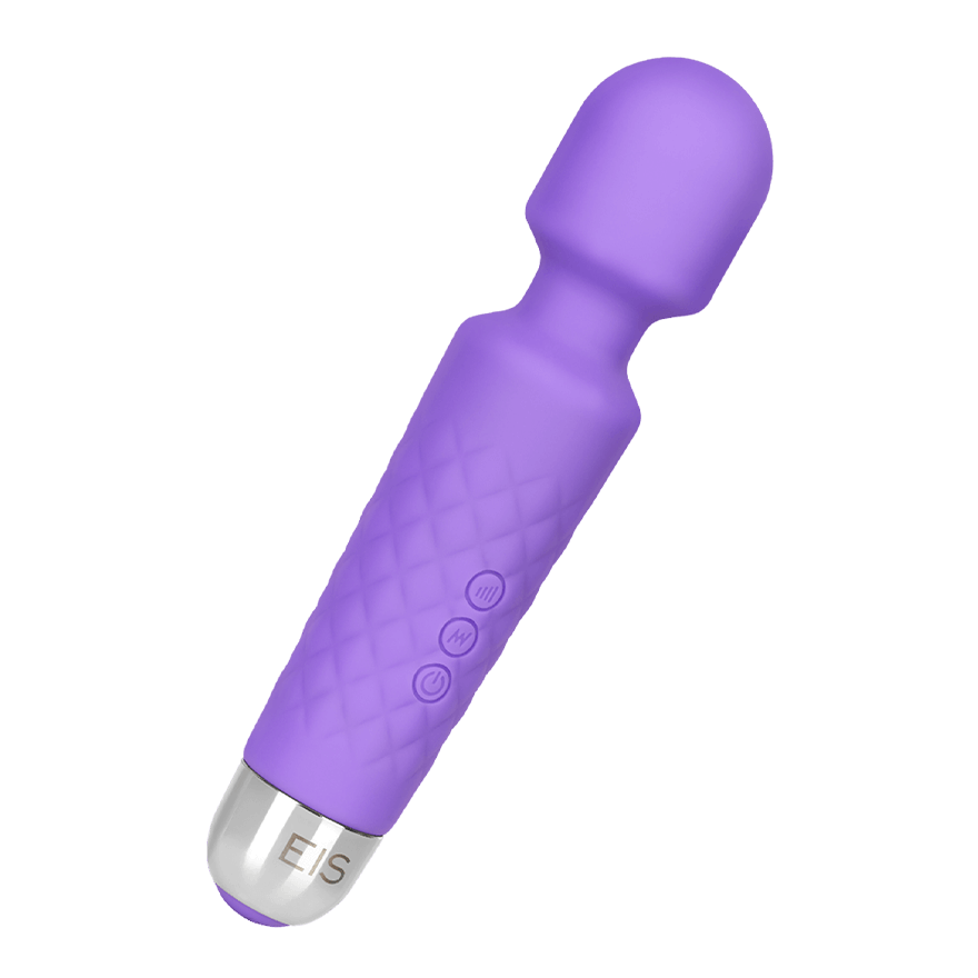Aufladbarer Silikon-Massager, 20 cm