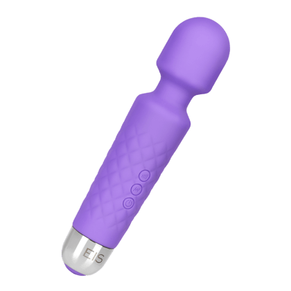 Aufladbarer Silikon-Massager, 20 cm Aufladbarer Silikon-Massager, 20 cm