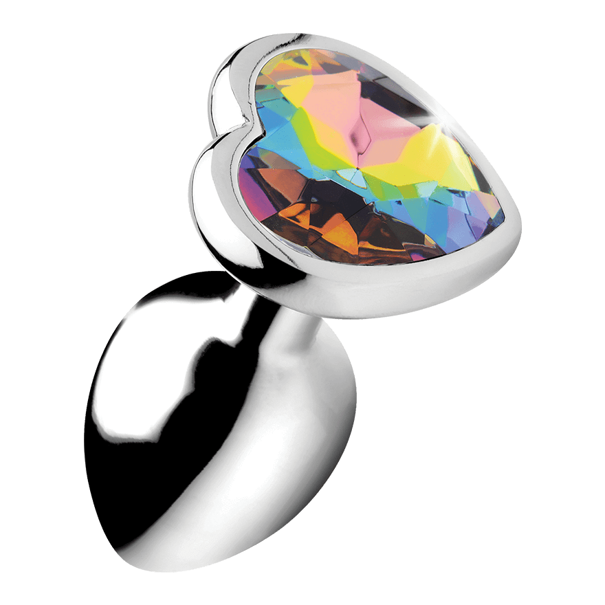 Booty Sparks - Rainbow Prism Heart Small, 7,1 cm