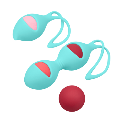 Silikon-Liebeskugel-Set, 3,5 cm Silikon-Liebeskugel-Set, 3,5 cm