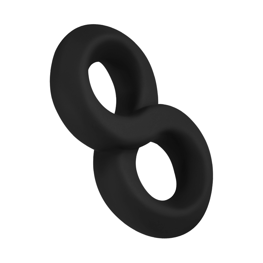 Doppelter Penisring, 2,2 - 5,2 cm