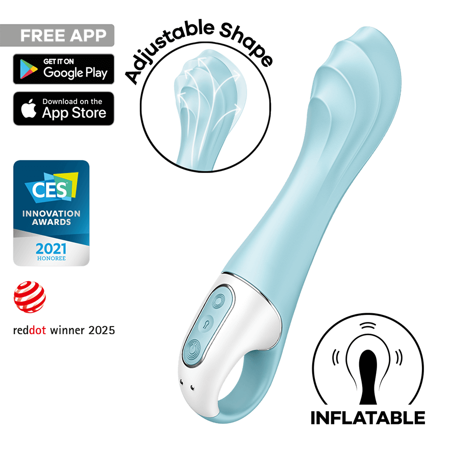 Satisfyer Air Pump Vibrator 5 Connect App, 20 cm, mit App
