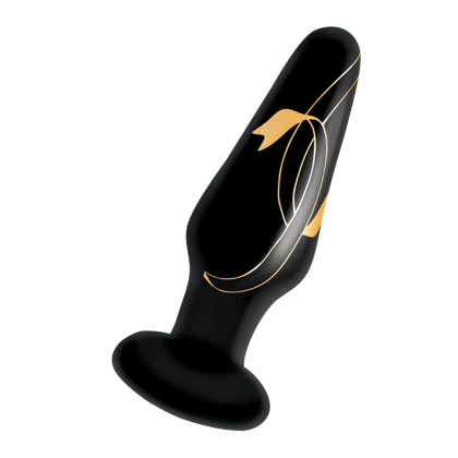 Handblown Glass Plug - 4 Inch, 10,1 cm Handblown Glass Plug - 4 Inch, 10,1 cm