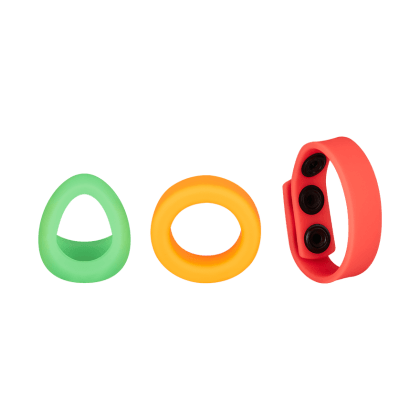 Kit Neon Ring, 3 Teile, 2,5 - 6 cm Kit Neon Ring, 3 Teile, 2,5 - 6 cm
