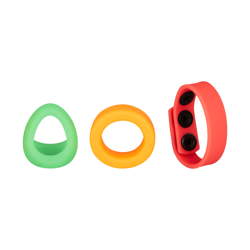 Kit Neon Ring, 3 Teile, 2,5 - 6 cm