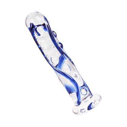 Glasdildo mit Noppen, 16 cm Glasdildo mit Noppen, 16 cm