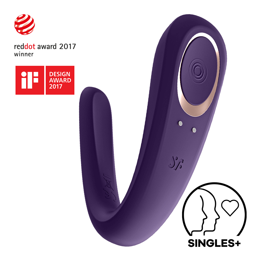 Satisfyer Double Classic aus Silikon, 10 cm