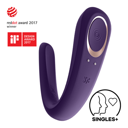 Satisfyer Double Classic aus Silikon, 10 cm Satisfyer Double Classic aus Silikon, 10 cm