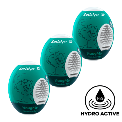 Satisfyer Masturbator Egg - Naughty, 3 Teile Satisfyer Masturbator Egg - Naughty, 3 Teile
