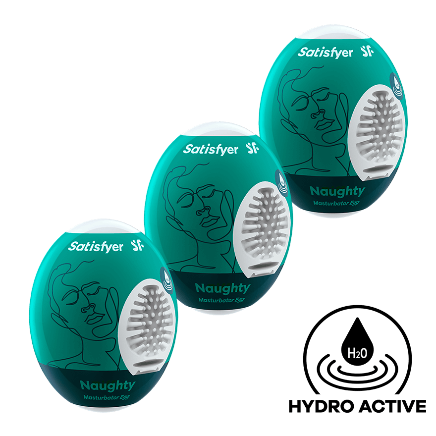 Satisfyer Masturbator Egg - Naughty, 3 Teile