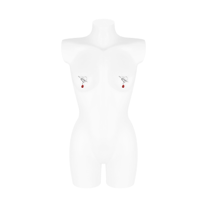 Herzförmige Nippelklemmen Herzförmige Nippelklemmen